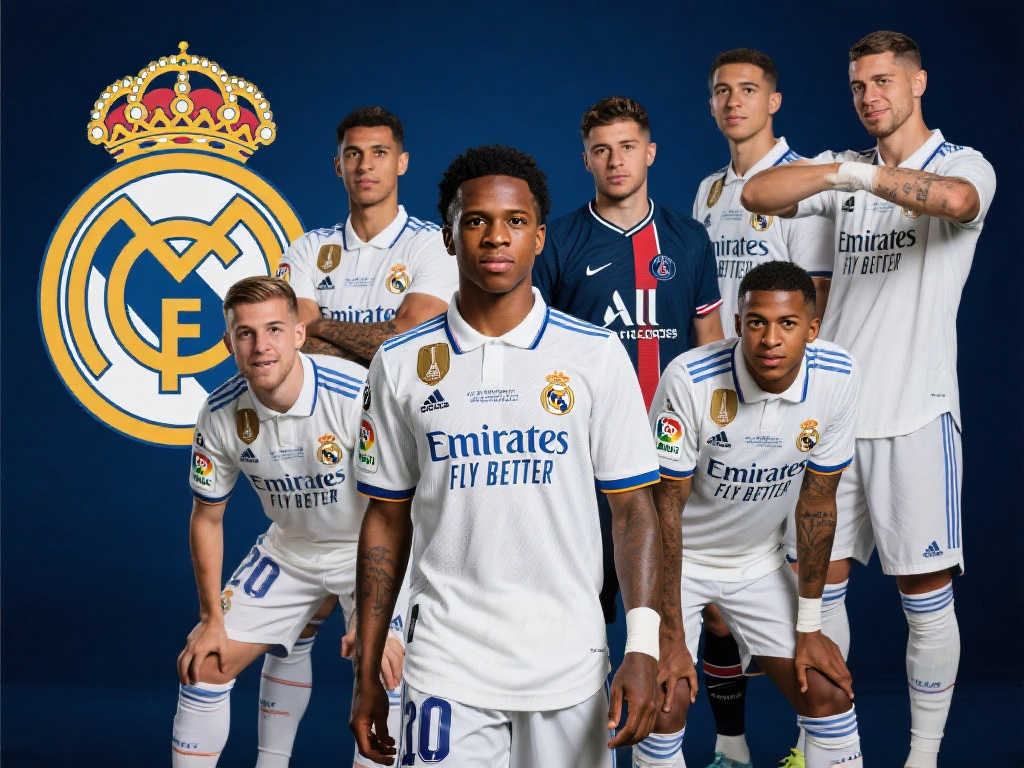 皇马计划本月完成维尼修斯等5人续约，解约金统一设为10亿欧